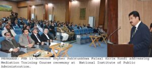 Governor Kundi for promoting mediation system to strengthen peace, ease judicial burden