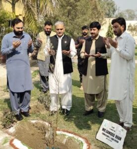 “Plant a Tree for the Future,” Urges Commissioner Daud Khan