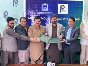 Peshawar Press Club, Alkhidmat Foundation KP Sign MoU for Journalists’ Welfare