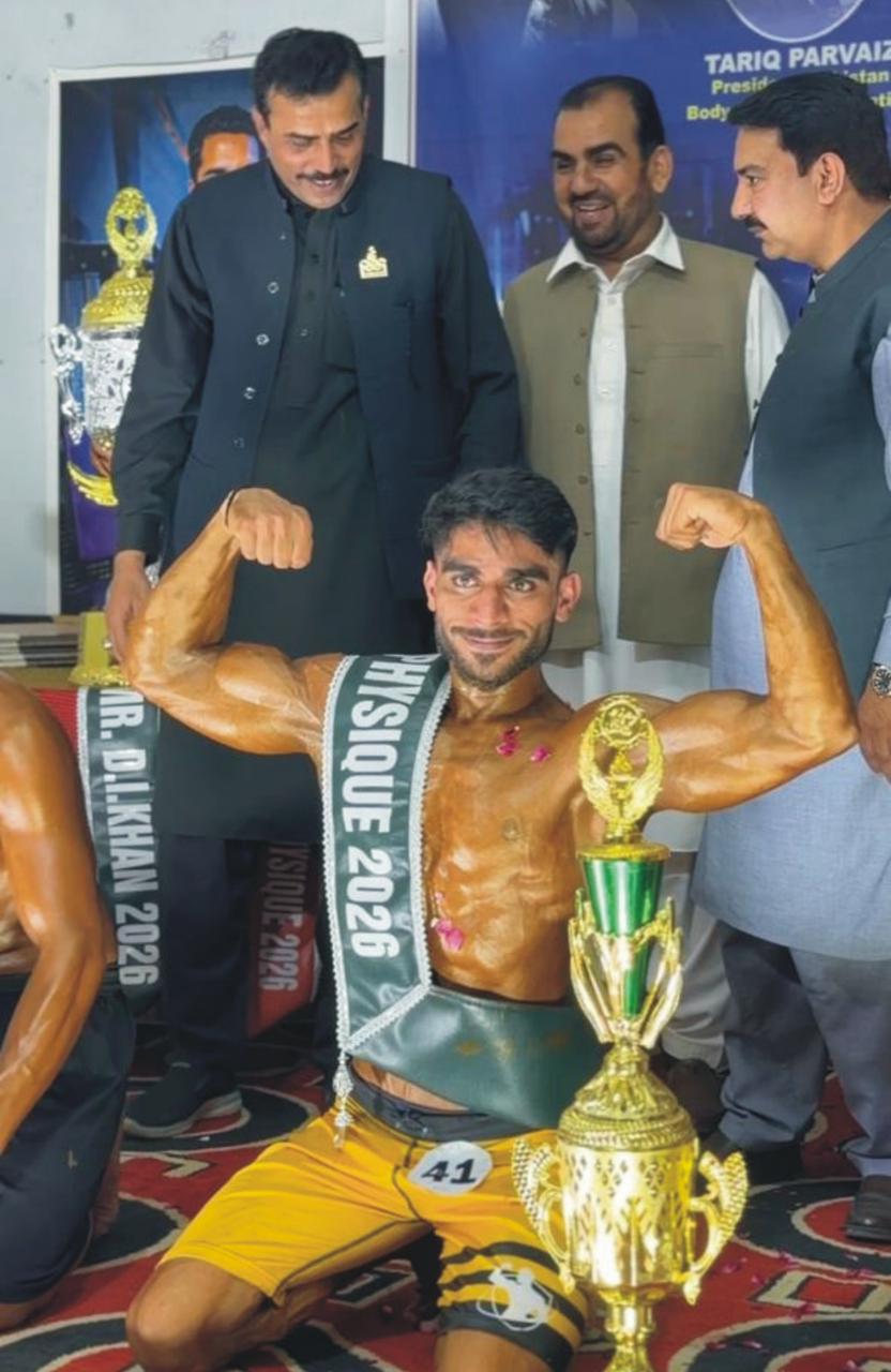 Rehan Qureshi Shines at Dera Bodybuilding Championship