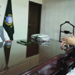 M. Riaz Meets Secretary Information KP Matiullah Khan