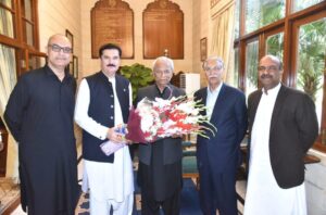 Governor KP Visits Sindh, Holds Talks on Political, Security Matters