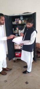 Director Inspects OPD, Store at Zamong Kor Dera