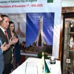 Senate Chairman Gilani Visits Algerian Embassy to Offer Condolences