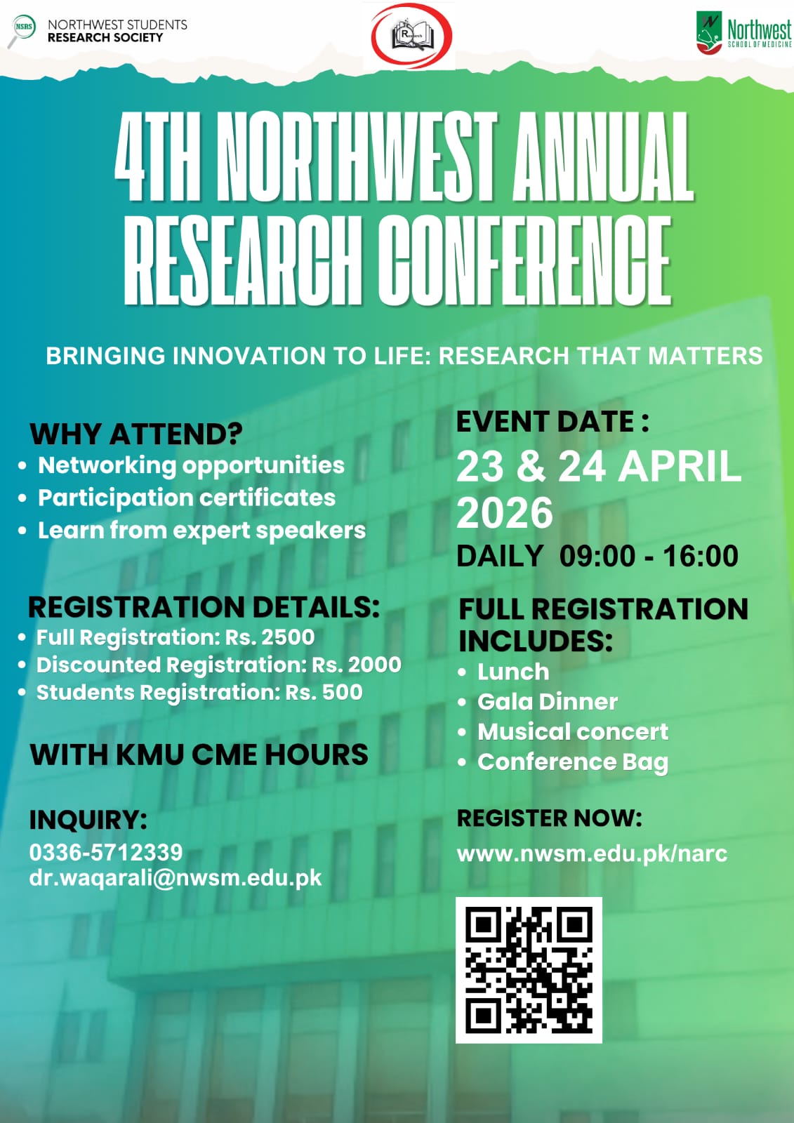 Northwest School of Medicine to Host Annual Research Conference