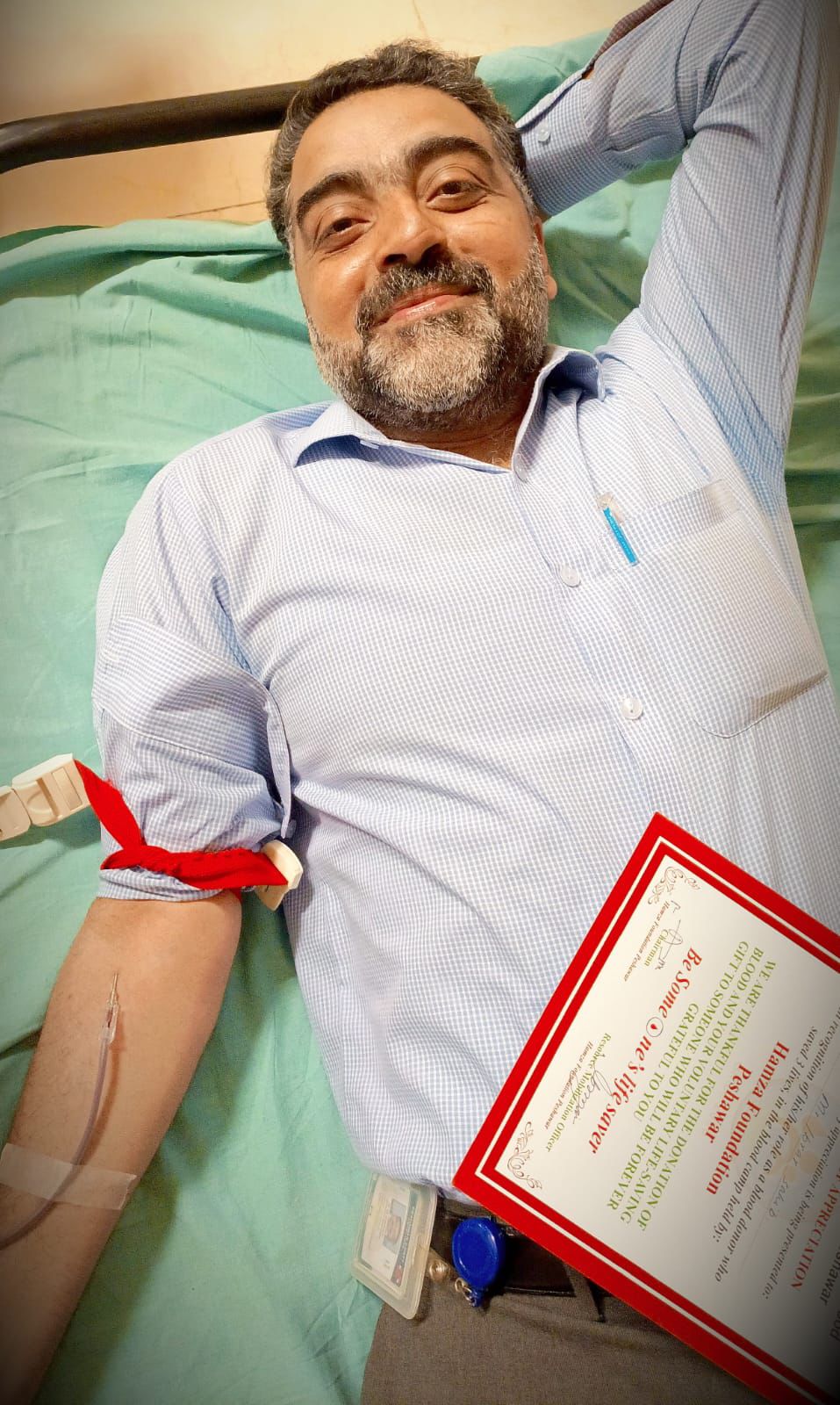 Hamza Foundation Collects 100 Blood Bags Through Monal Volunteers