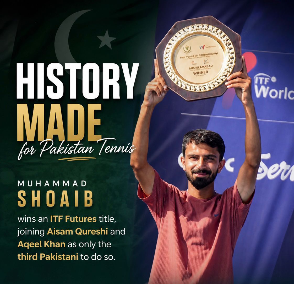 ITF Champion Muhammad Shoaib to Be Honored in Peshawar