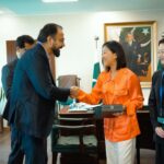 Salik Hussain, IOM DDG Discuss Overseas Employment Opportunities