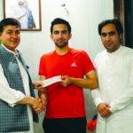 Rs500,000 Awarded to Danish Atlas Khan by KP Sports Adviser