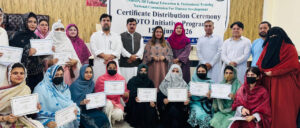 Certificates distributed under NCHD’s EOTO Program held at WUM