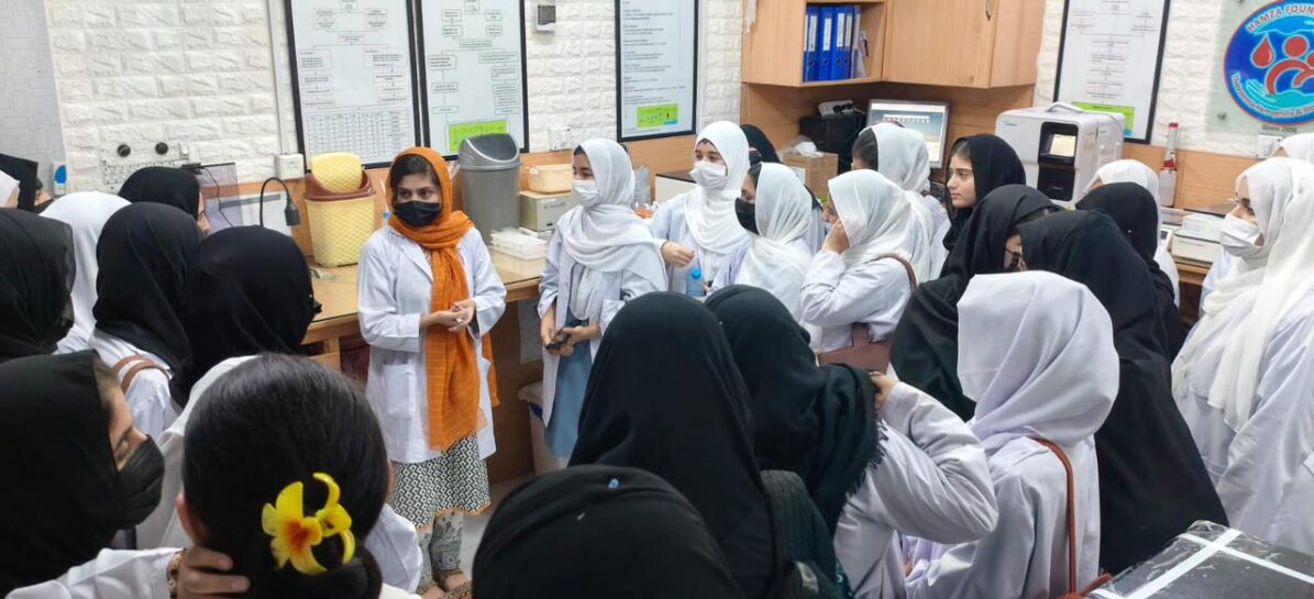Students Visit Hamza Foundation to Observe Healthcare Services