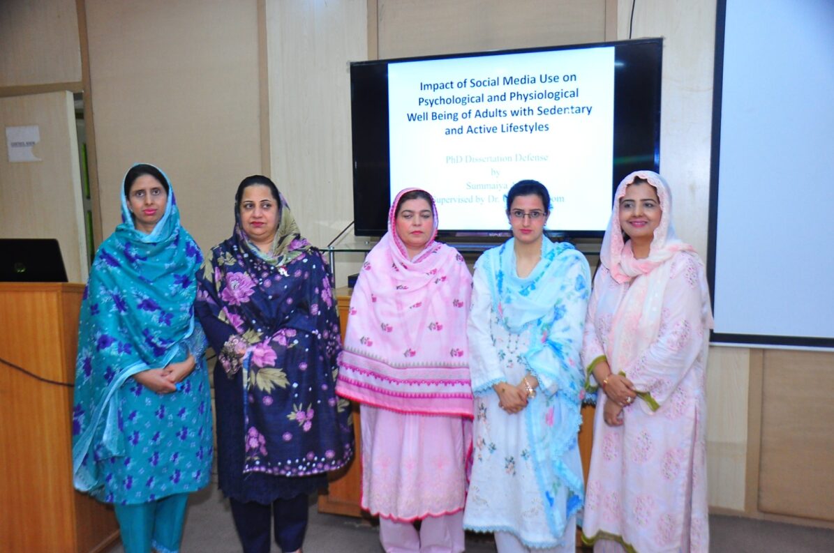 Summaiya Arif Successfully Defends PhD Thesis at SBBWU