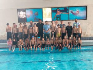 KPSA President Khalid Mahmood Visits Swimming Training Camp