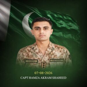 Captain Hamza Sacrifices Life Fighting Khwarij in Hangu