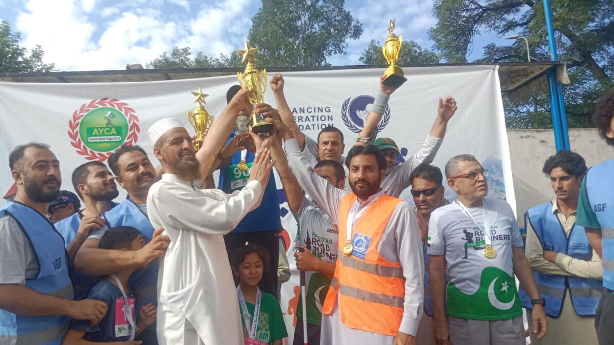 5km Race Held in Abbottabad, Over 100 Athletes Participate