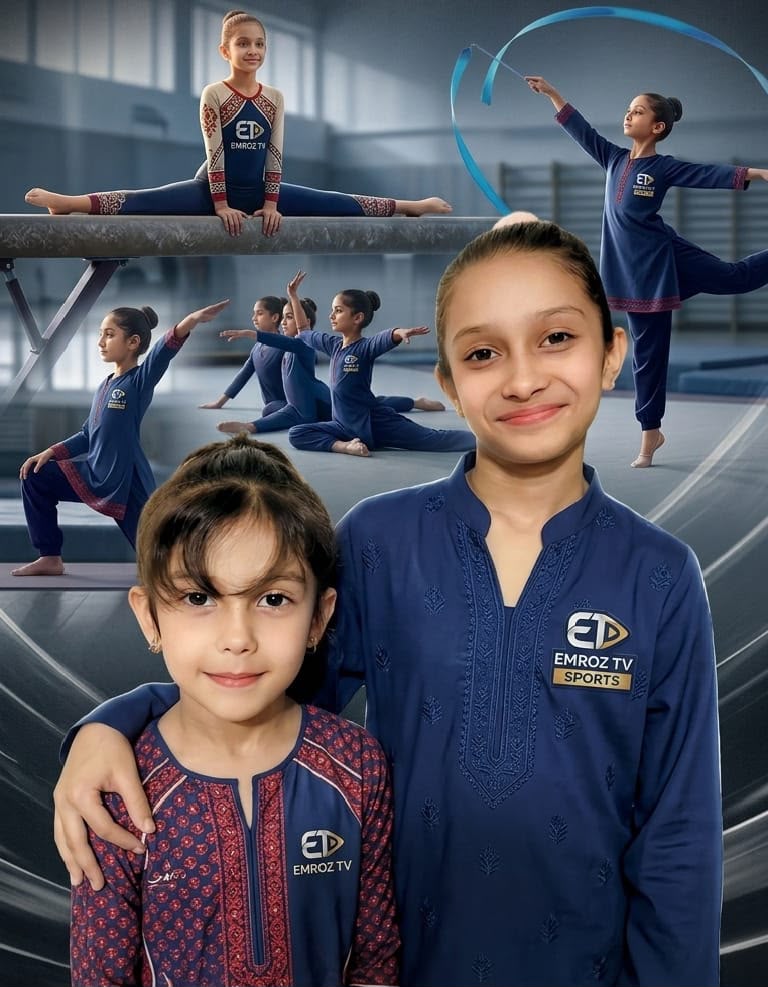 Ayesha, Fajar, Hafsa Set for District Gymnastics Championship