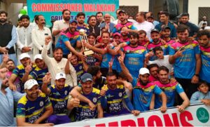 Commissioner Masood Praises Sporting Talent at Malakand Cricket Cup Final