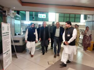 Wafaqi Mohtasib Team Inspects Passenger Facilitation Arrangements at Bacha Khan International Airport