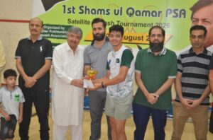 Fahad Arif, Muhammad Fawad Win KP Junior Squash Titles