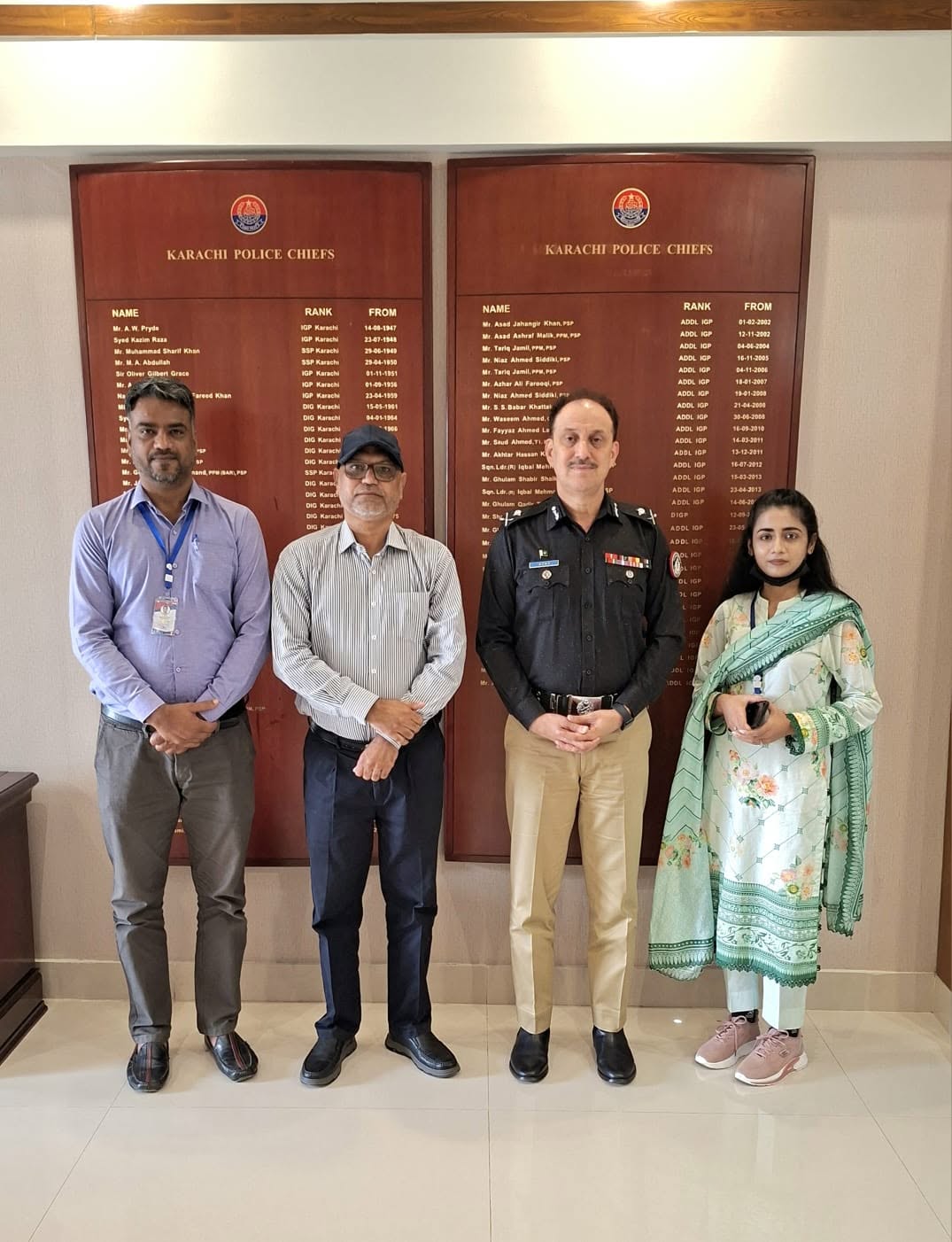 Cooperation Between Roshan Help Line and Karachi Police