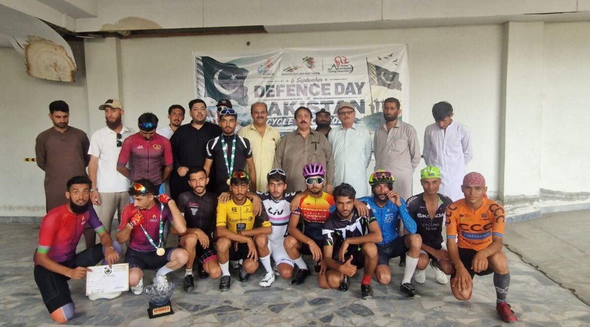 Yousaf Wins Defence Day Cycling Race in Peshawar