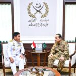 Field Marshal,COAS & CDF Syed Asim Munir & Chief of the Naval Staff of Indonesia Discuss Regional Security